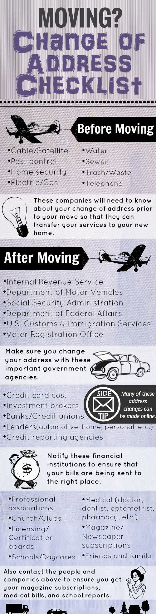 Moving-Change-of-Address-Checklist-infographic Moving? Change of Address Checklist Orlando | Central Florida